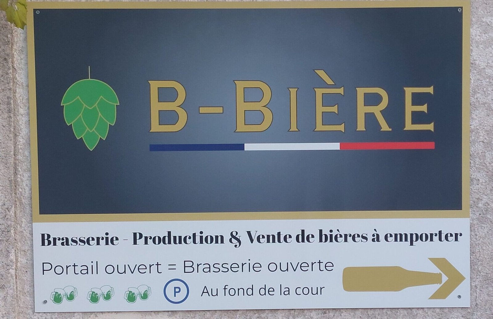 Enseigne B-Bière