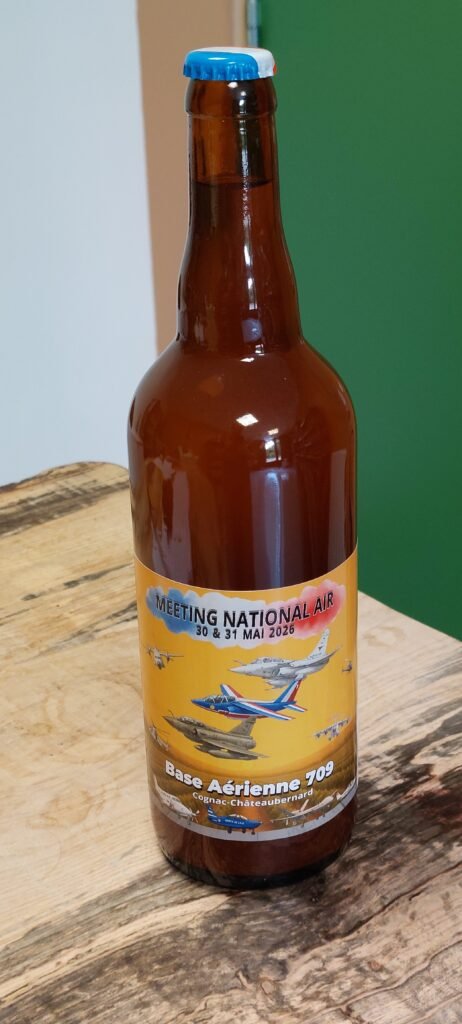 Bière Edition limitée "Meeting" brassée à Genté, près de Cognac